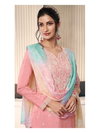 Vin Ombre Moonga Silk With Sequence Embroidery Fency Thread Work Dress Material Wholesale In India